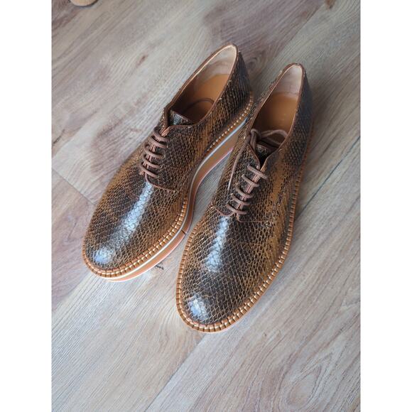 Clergerie Brook Platform Lightweight Comfort Oxford Womens 9 Brown - Picture 9 of 16